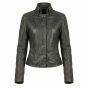 Underworld Selene Black Leather Jacket front view