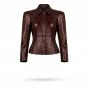 X-Men Jean Grey Red Leather Jacket front view