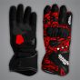 Francesco Bagnaia Black and Red Gloves MotoGP 2024 upper and lower view