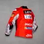 Leather Motorcycle Jacket Ducati Francesco Bagnaia MotoGP 2021 side view