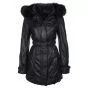 Fur Hooded Coat