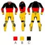 German Racing Suit Front Back & Side View