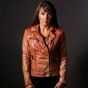 Ginger Leather Jacket for Women