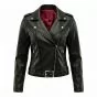 Grease Sandy Black Leather Jacket front view
