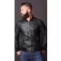 Vintage Leather Bomber Jacket Mens
