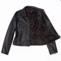 women's leather moto jacket