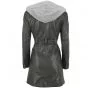 Womens Leather Coat With Hood