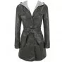 Leather Coat With Hood