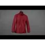 dark red leather jacket