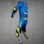 Suzuki One Piece Leather Suit Joan Mir MotoGP 2022 left side view