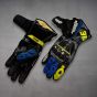 Joan Mir Leather Gloves for Bikers MotoGP 2022 upper and lower view