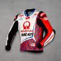 Johan Zarco Ducati Leather Riding Jacket MotoGP 2021 left view