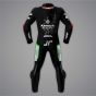 Jonathan Rea Leather Suit Motorcycle Kawasaki Jerez Test 2022 back view