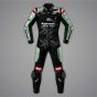 Jonathan Rea Leather Suit Motorcycle Kawasaki Jerez Test 2022 front view