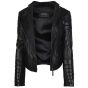 Only Lederjacke Schwarz 
