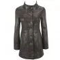 Long Black Leather Coat