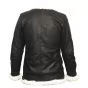 Leather Jackets With Fur Back View