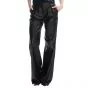Leather Bell Bottom Pants