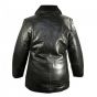 Leather Jacket With Fur Collar