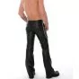 Mens Low Rise Leather Pants