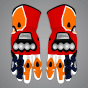 Luca Marini MotoGP 2025 Gloves upper view