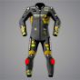 Marco Bezzecchi Ducati Full Leather Suit VR46 Racing Team front view
