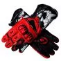 Red and Black Leather Gloves