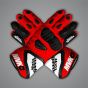 Maverick Viñales Black Red Motorcycle Gloves MotoGP 2024