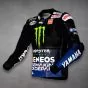Veste En Cuir Monster Yamaha Maverick Vinales Motogp 2019 Vue avant gauche