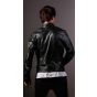 Men Leather Fashion Steel Jacket
