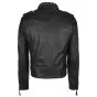 Studded Leather Jacket Back View