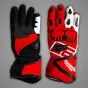 Marc Marquez Race Leather Gloves MotoGP 2026 palm and top view