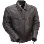 Naked Black Leather Bronson Hybrid Motorcycle Jacket
