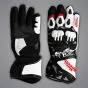 Black and White Moto Gloves Pedro Acosta MotoGP 2025