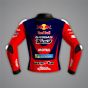 Pedro Acosta Red Bull Leather Biker Jacket MotoGP 2024 back view
