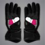 Pink and Black Motorcycle Gloves Alex Lowes SBK 2023 Palm View