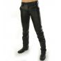 police leather pants