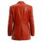 Pretty Woman Red Leather Jacket Back View