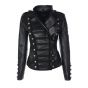 Lederjacke Weiß Princess Schwarze