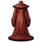 Queen Amidala Red Leather Coat back view