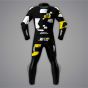 Raul Fernandez Black Motorcycle Suit Aprilia Winter Test 2022 back view