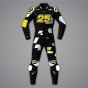 Raul Fernandez Black Motorcycle Suit Aprilia Winter Test 2022 front view