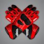 Red Motorcycle Gloves Marc Marquez Winter Test 2024
