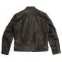 vintage leather cafe racer jacket