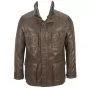 Veste en cuir à 4 poches