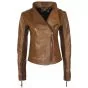ladies black leather jacket