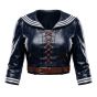 Sucker Punch Babydoll Leather Jacket front view