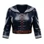 Sucker Punch Babydoll Leather Jacket front view