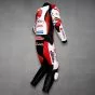 combinaison en cuir noir lcr honda