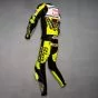 Valentino Rossi Nastro Azzurro Honda MotoGP Leathers left side view